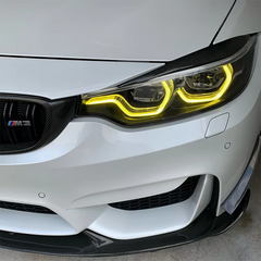 RF gelbe Tagfahrlichter Umschaltbar (Switch) passend für BMW M3 F80 M4 F82